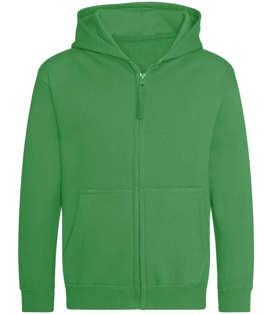 Just Hoods AWDis Kids Zoodie Kelly Green