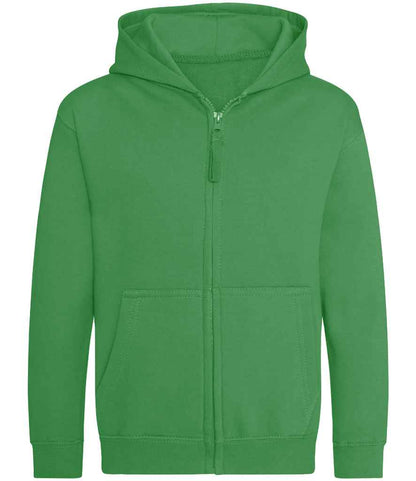 Just Hoods AWDis Kids Zoodie Kelly Green
