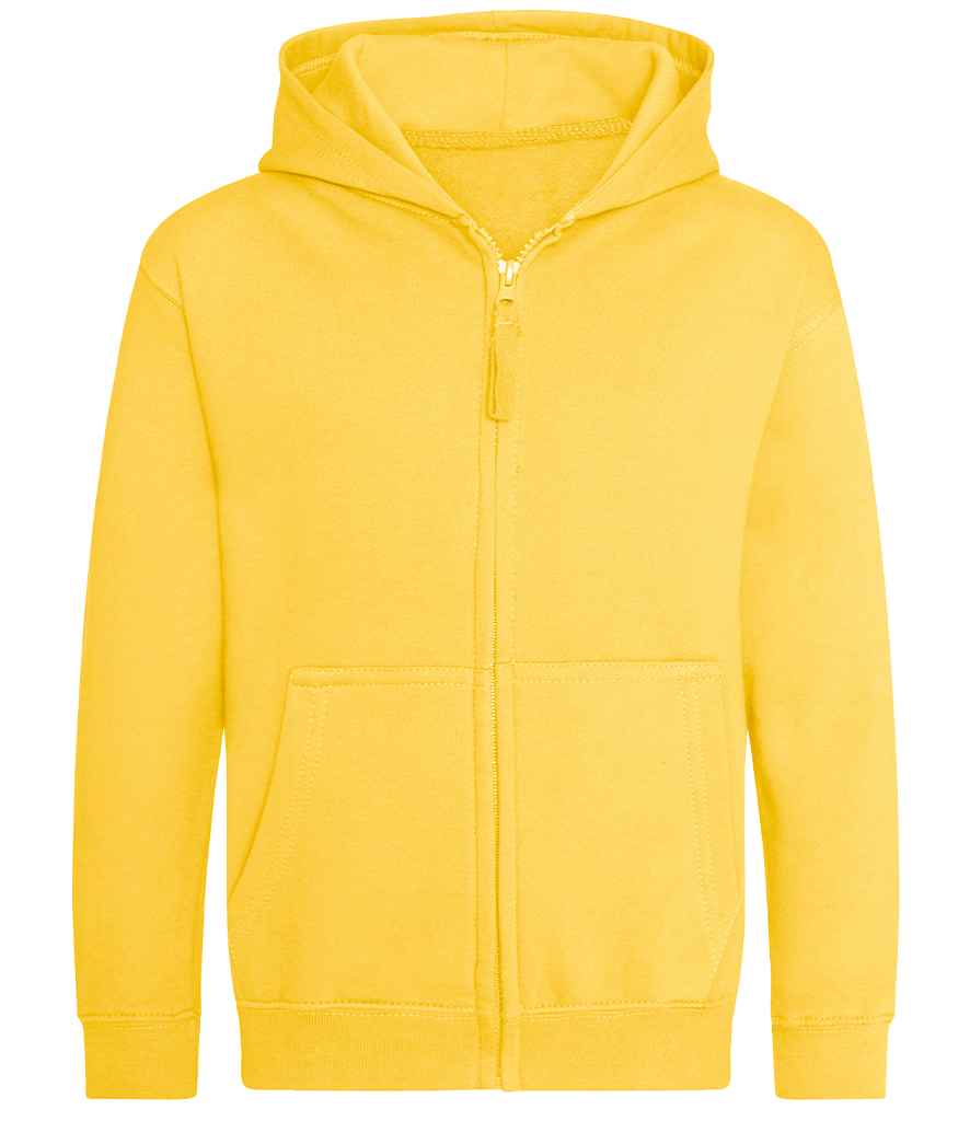 Just Hoods AWDis Kids Zoodie Sun Yellow