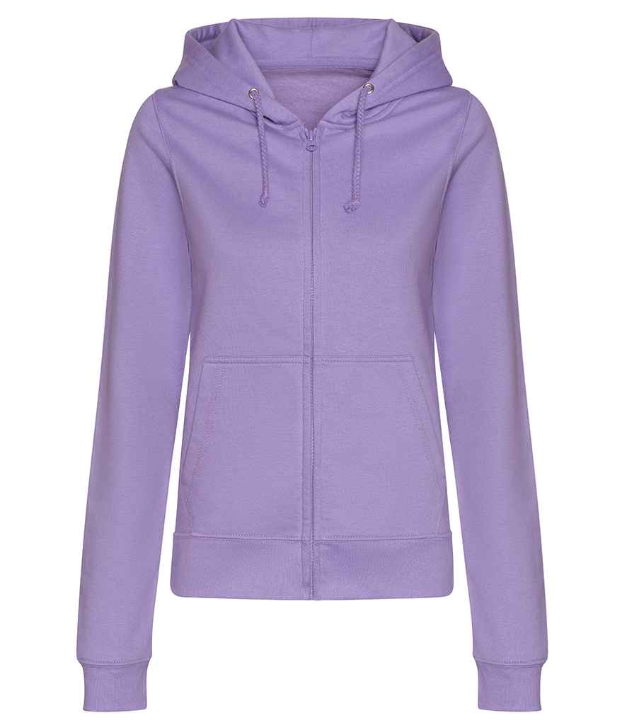 Just Hoods AWDis Ladies College Zoodie Digital Lavender