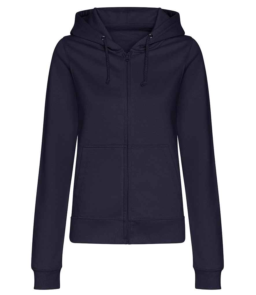 Just Hoods AWDis Ladies College Zoodie New French Navy