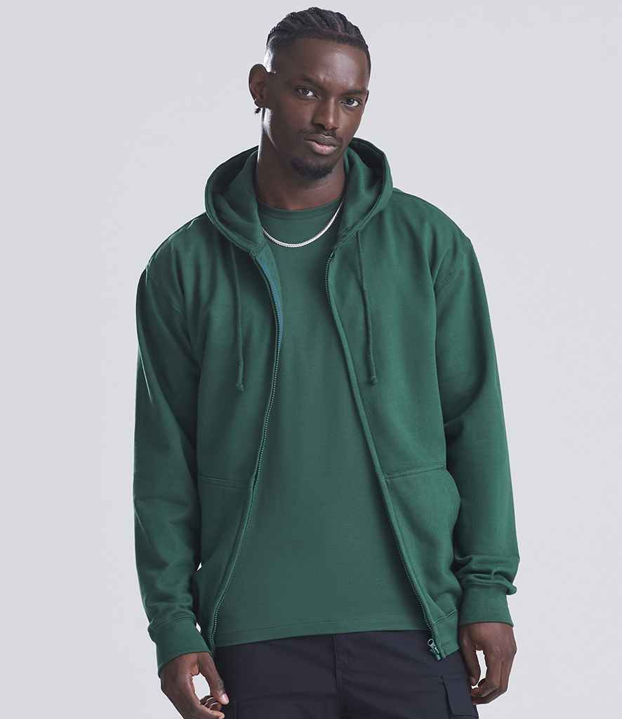 Just Hoods AWDis Zoodie Bottle Green
