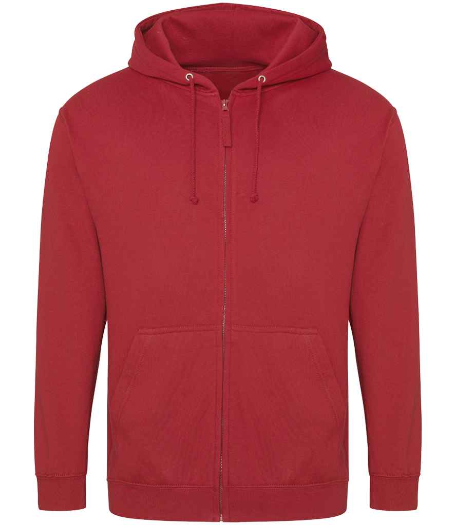 Just Hoods AWDis Zoodie Fire Red