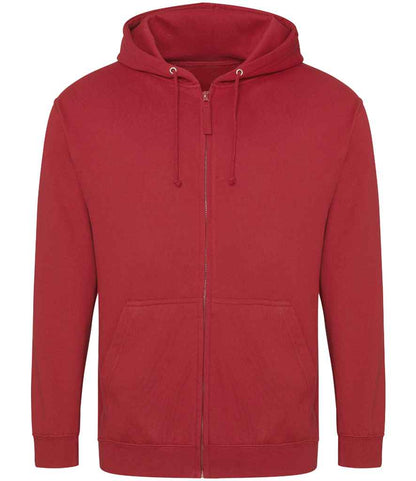 Just Hoods AWDis Zoodie Fire Red