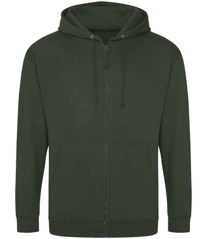 Just Hoods AWDis Zoodie Forest Green