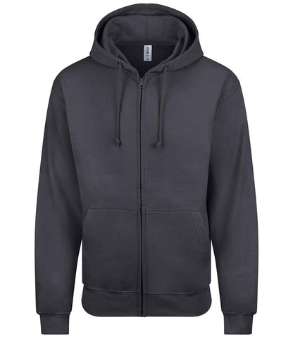 Just Hoods AWDis Zoodie Solid Charcoal