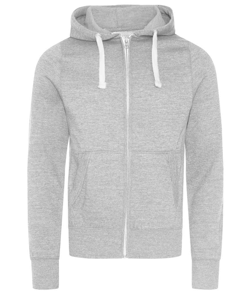 Just Hoods AWDis Chunky Zoodie Heather Grey