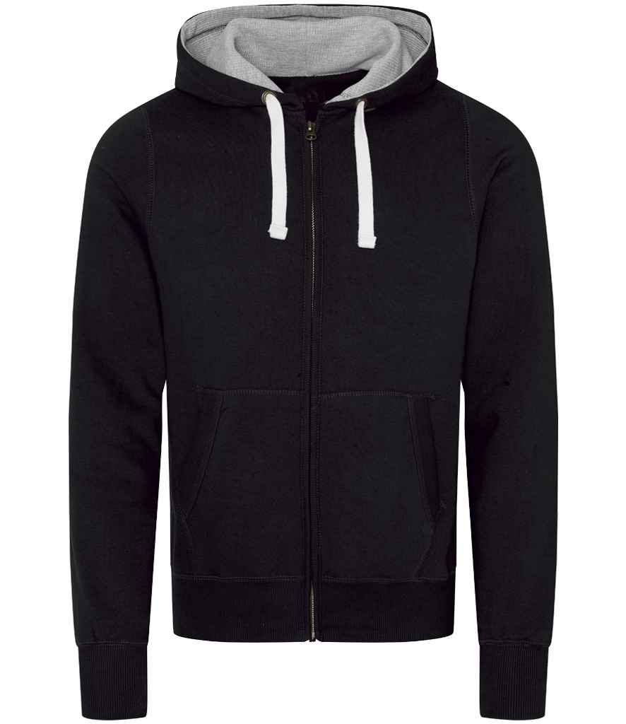 Just Hoods AWDis Chunky Zoodie Jet Black