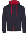 New French Navy/Fire Red