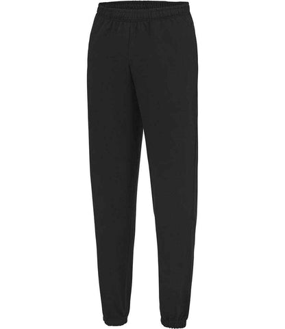 AWDis College Cuffed Jog Pants in Jet Black