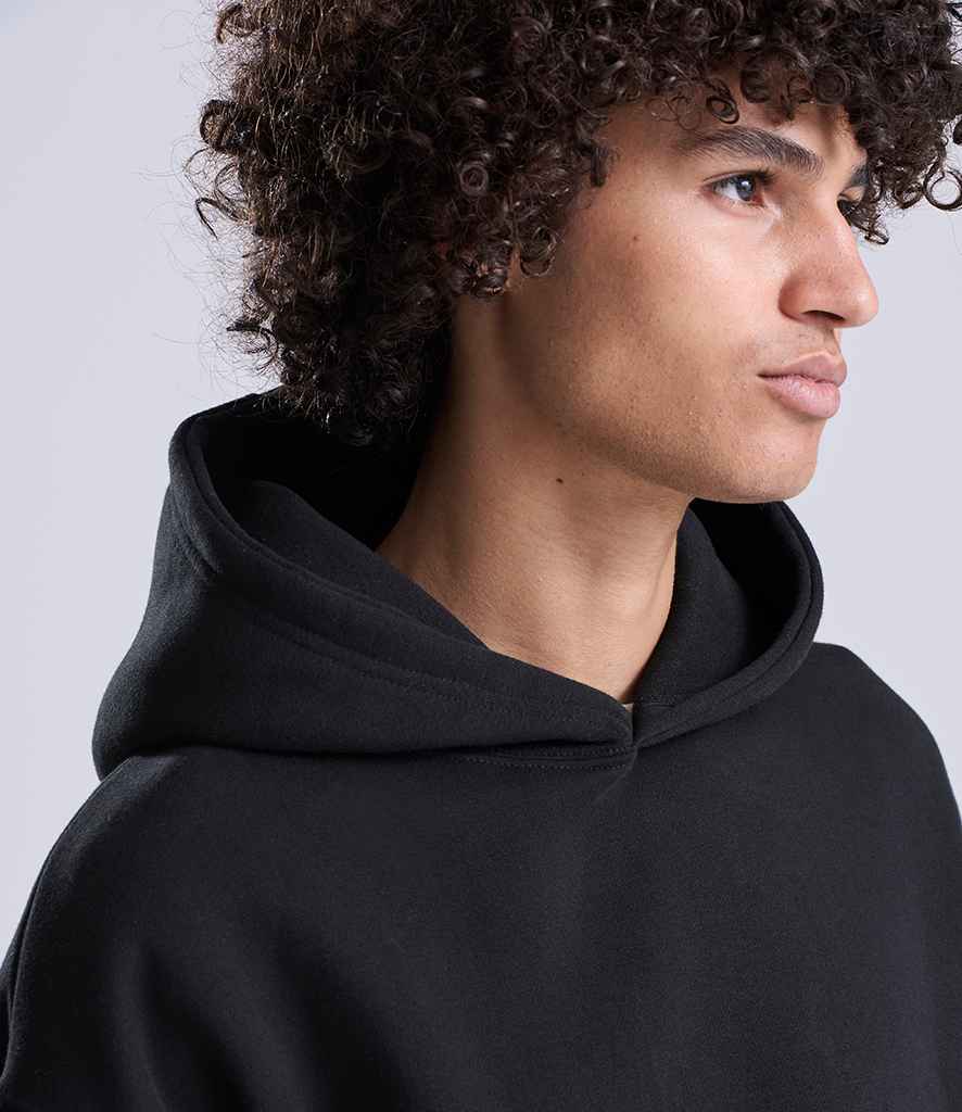 Just Hoods AWDis Vision Heavyweight Hoodie Deep Black