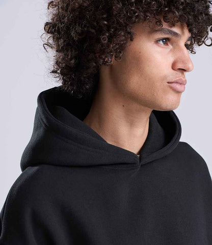 Just Hoods AWDis Vision Heavyweight Hoodie Deep Black