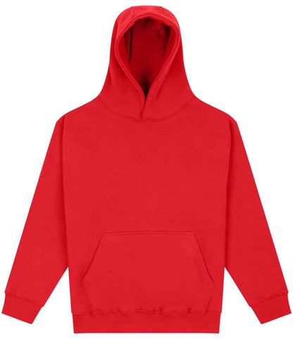 Just Hoods AWDis Vision Heavyweight Hoodie Fire Red
