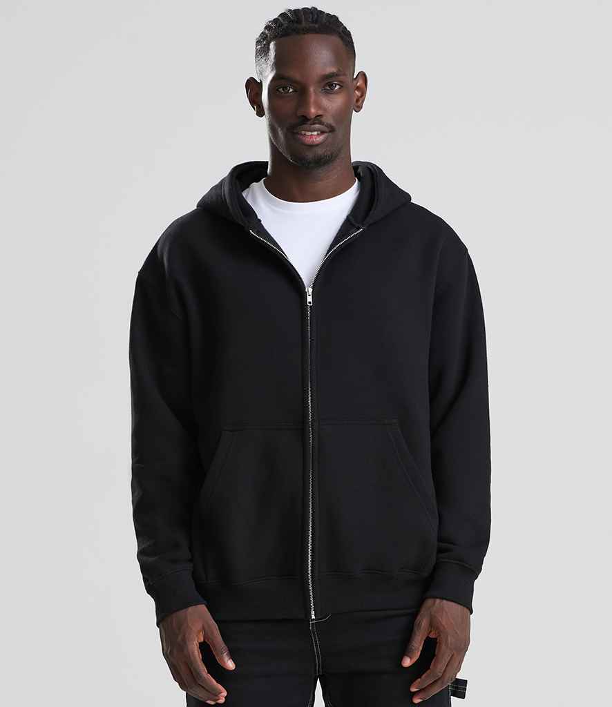 Just Hoods AWDis Vision Heavyweight Zoodie Deep Black