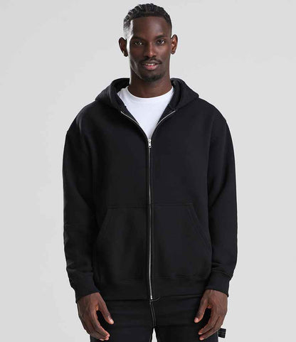Just Hoods AWDis Vision Heavyweight Zoodie Deep Black
