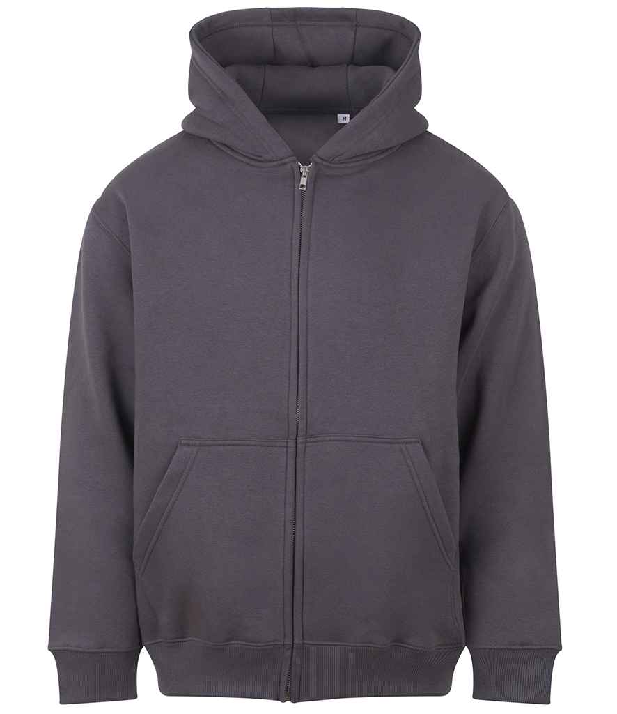 Just Hoods AWDis Vision Heavyweight Zoodie Solid Charcoal