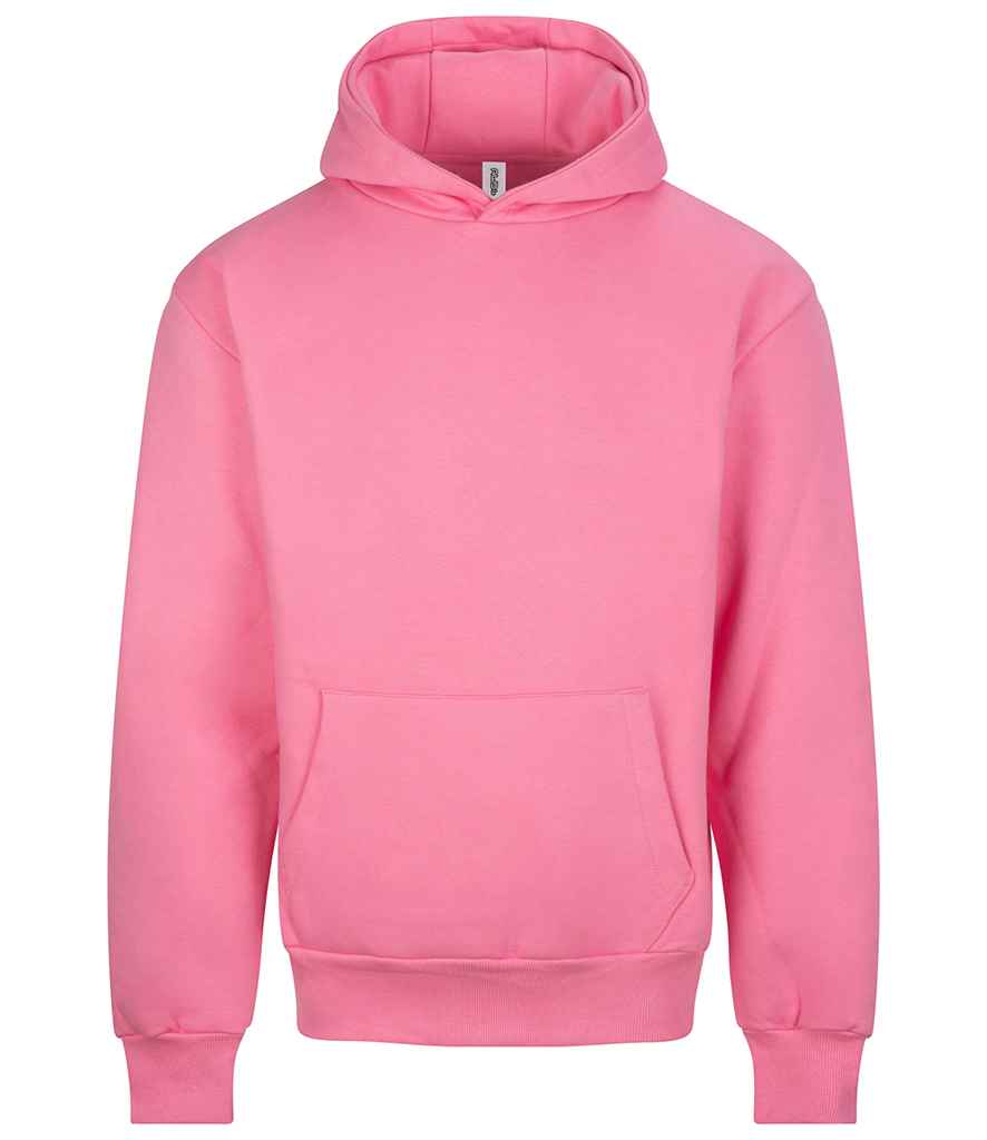 Just Hoods AWDis Signature Heavyweight Hoodie Bubblegum Pink