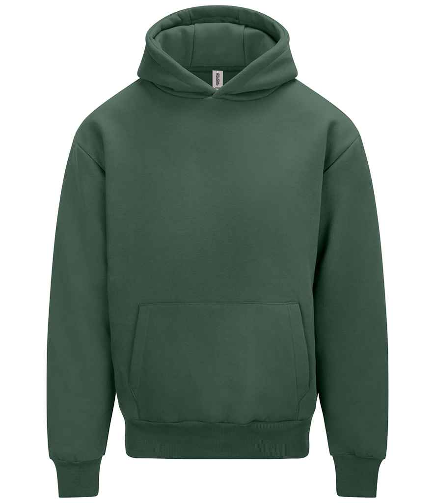 Just Hoods AWDis Signature Heavyweight Hoodie Bottle Green
