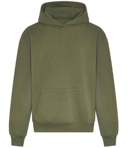 Just Hoods AWDis Signature Heavyweight Hoodie Earthy Green