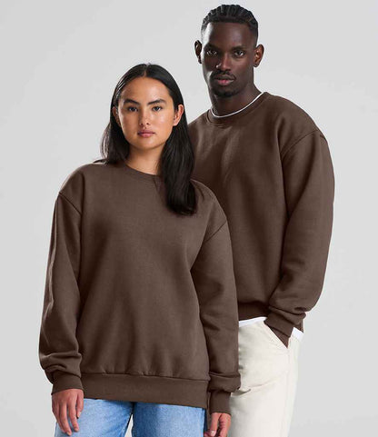 Just Hoods AWDis Signature Heavyweight Sweatshirt Espresso