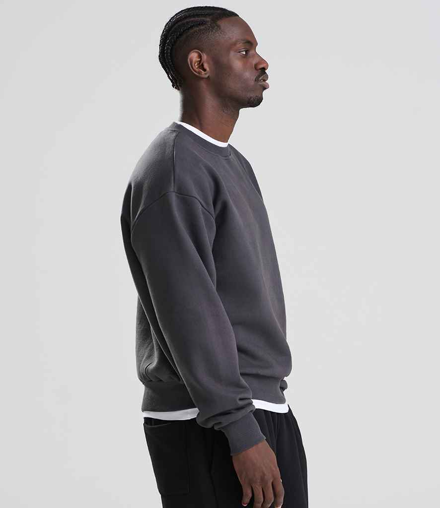 Just Hoods AWDis Signature Heavyweight Sweatshirt Solid Charcoal