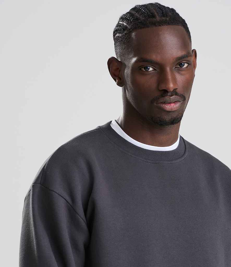 Just Hoods AWDis Signature Heavyweight Sweatshirt Solid Charcoal