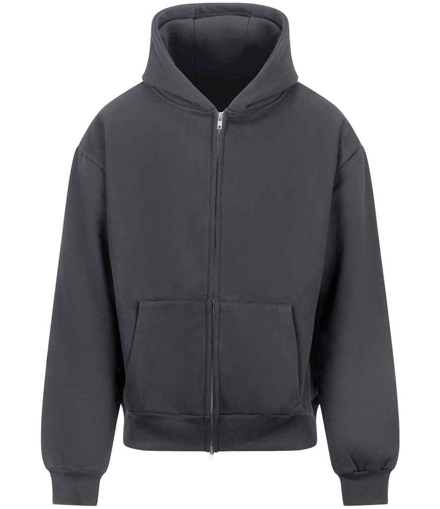 AWDis Signature Heavyweight Zoodie in Solid Charcoal