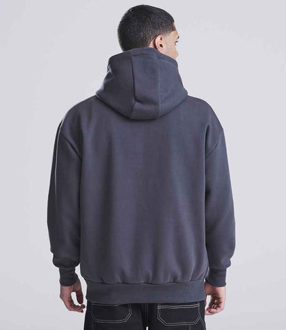 Just Hoods AWDis Signature Heavyweight Zoodie Solid Charcoal
