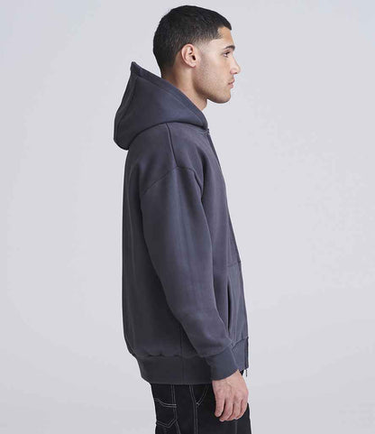 Just Hoods AWDis Signature Heavyweight Zoodie Solid Charcoal
