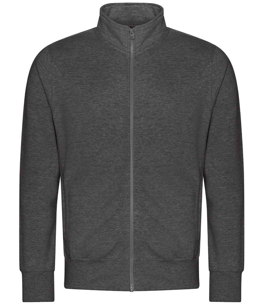 Just Hoods AWDis Campus Full Zip Sweatshirt Charcoal