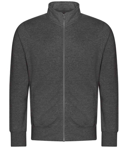 Just Hoods AWDis Campus Full Zip Sweatshirt Charcoal