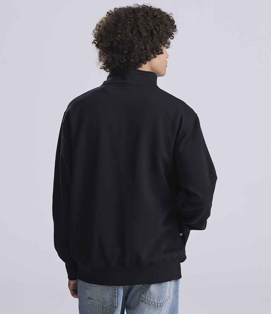 Just Hoods AWDis Campus Full Zip Sweatshirt Deep Black