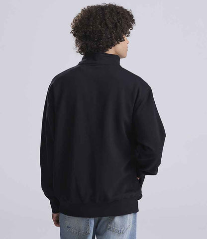 Just Hoods AWDis Campus Full Zip Sweatshirt Deep Black