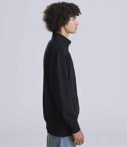 Just Hoods AWDis Campus Full Zip Sweatshirt Deep Black