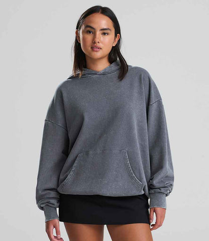 Just Hoods AWDis Vintage Washed Hoodie Washed Grey