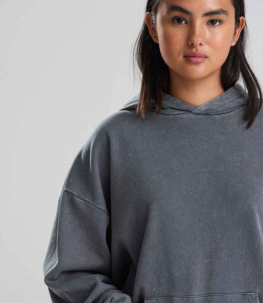 AWDis Vintage Washed Hoodie - model image