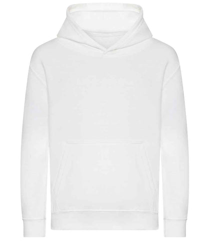 Just Hoods AWDis Kids Organic Hoodie Arctic White