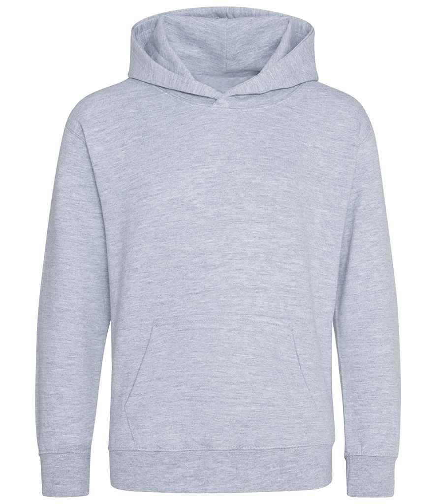 Just Hoods AWDis Kids Organic Hoodie Heather Grey