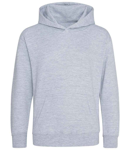 Just Hoods AWDis Kids Organic Hoodie Heather Grey
