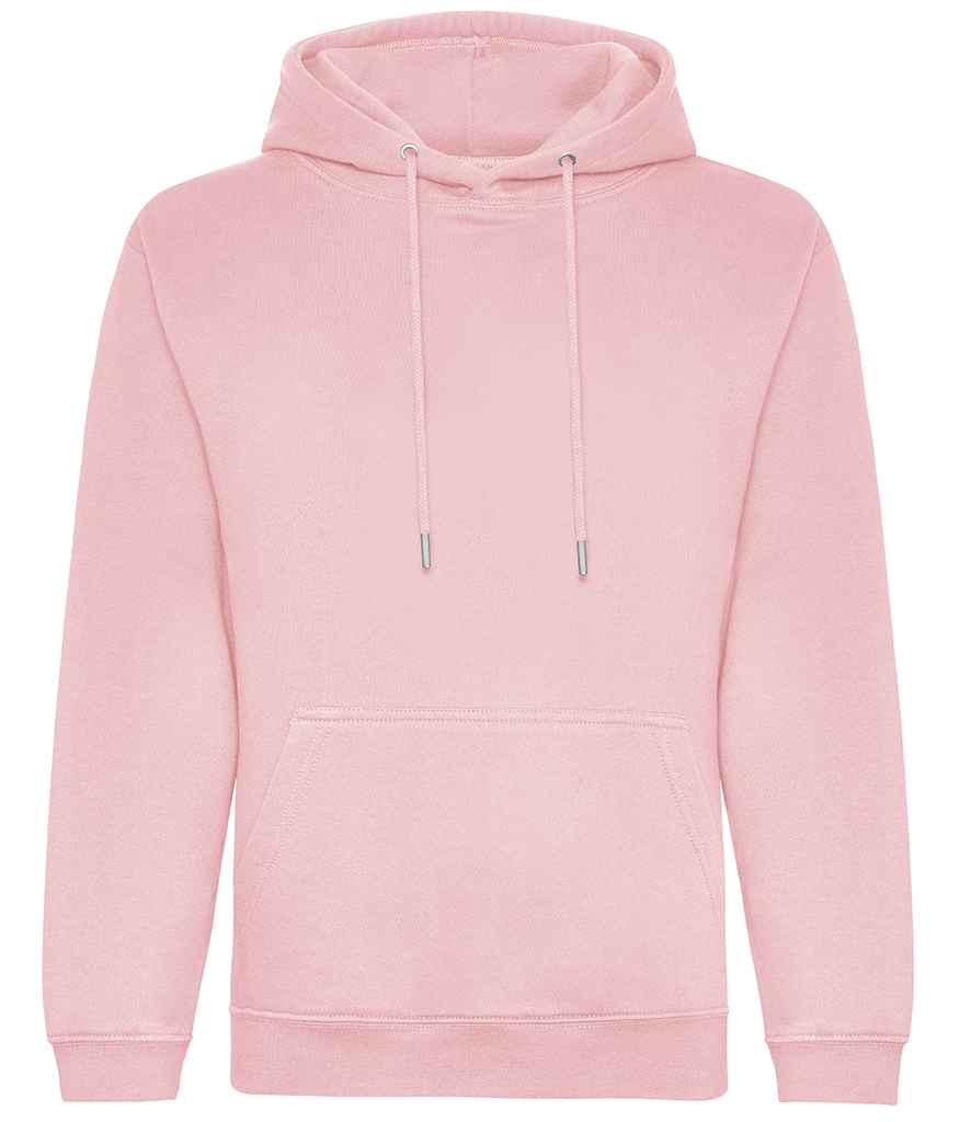 Just Hoods AWDis Organic Hoodie Baby Pink