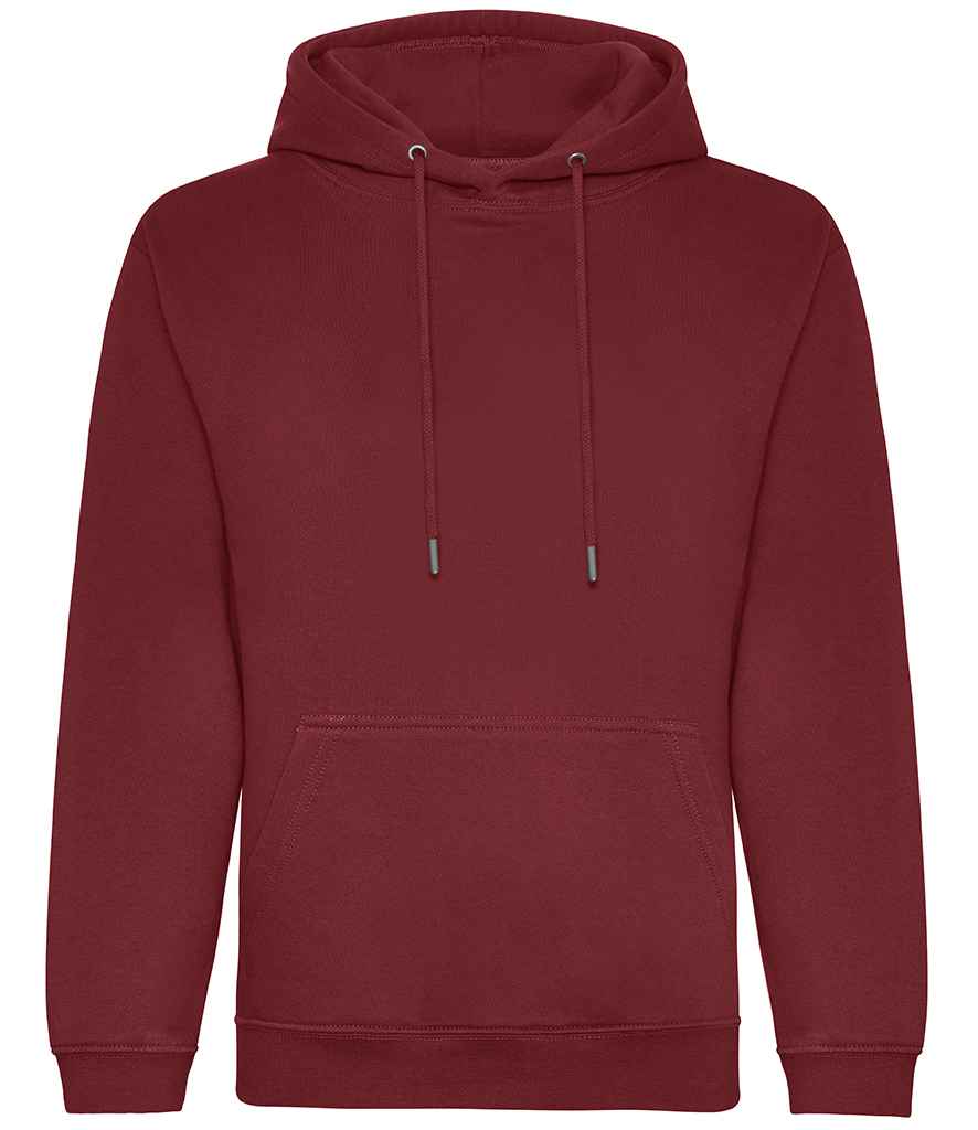 Just Hoods AWDis Organic Hoodie Burgundy