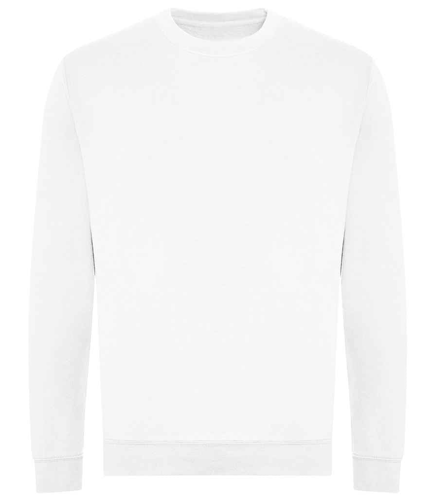 Just Hoods AWDis Unisex Organic Sweatshirt Arctic White