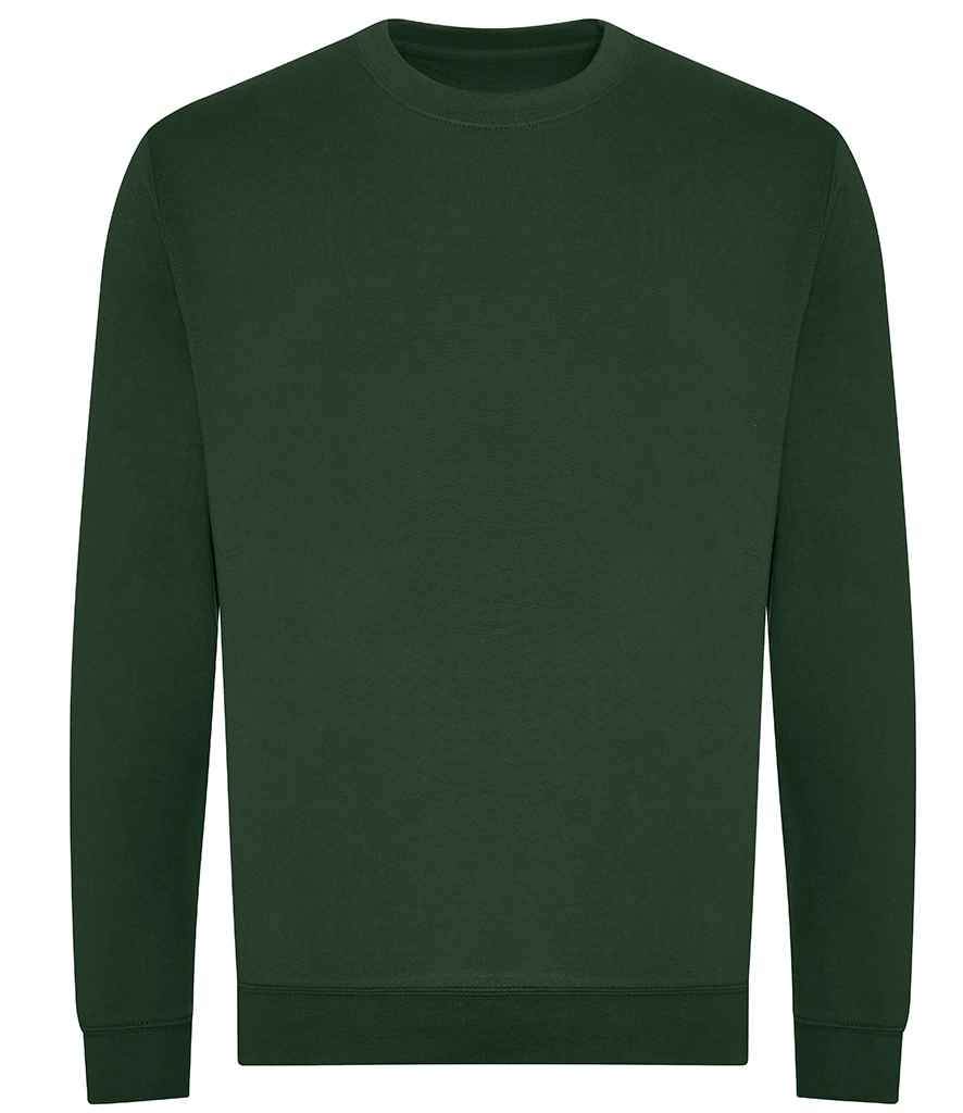 Just Hoods AWDis Unisex Organic Sweatshirt Bottle Green