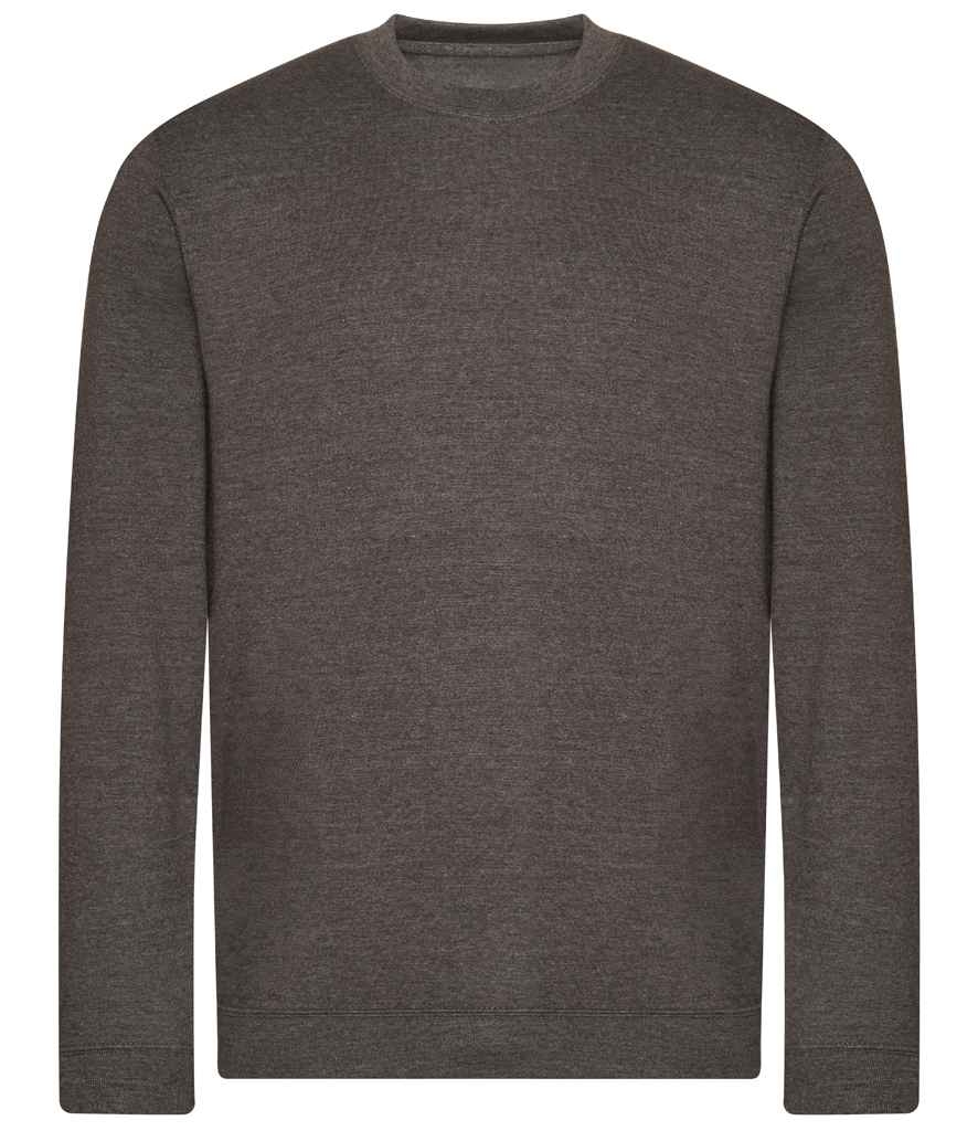 Just Hoods AWDis Unisex Organic Sweatshirt Charcoal
