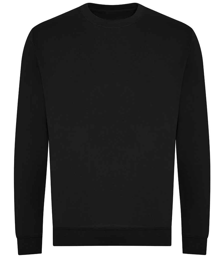 Just Hoods AWDis Unisex Organic Sweatshirt Deep Black