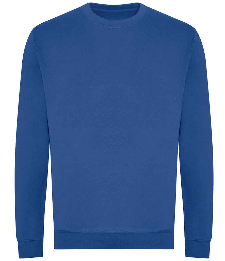 Just Hoods AWDis Unisex Organic Sweatshirt Royal Blue