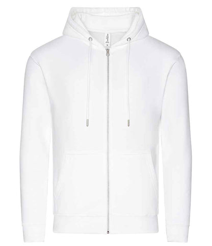 Just Hoods AWDis Organic Zoodie Arctic White