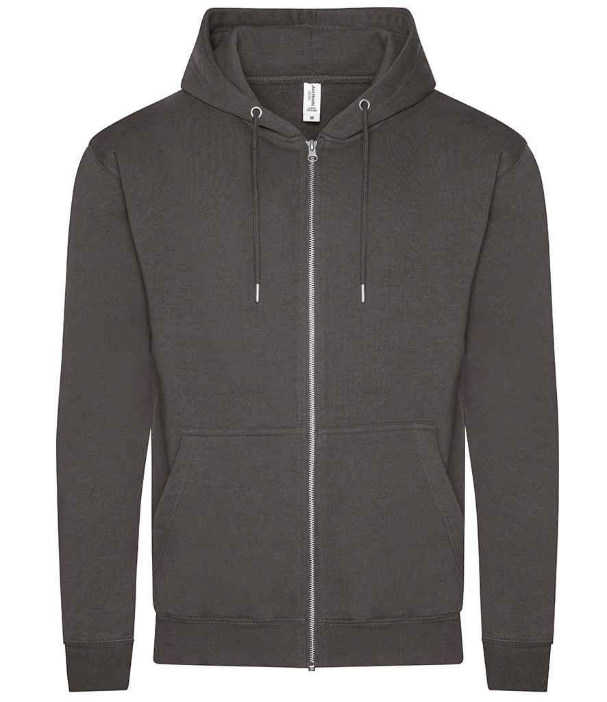 Just Hoods AWDis Organic Zoodie Charcoal