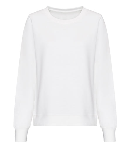 Just Hoods Women's AWDis sweat Arctic White