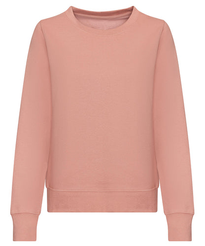 Just Hoods Women's AWDis sweat Dusty Pink